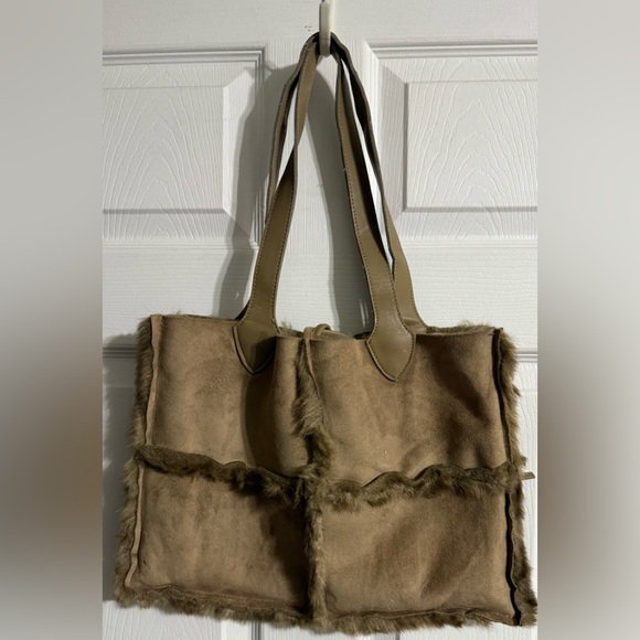 Dennis Basso Vegan Suede Tote - Picture 2 of 13